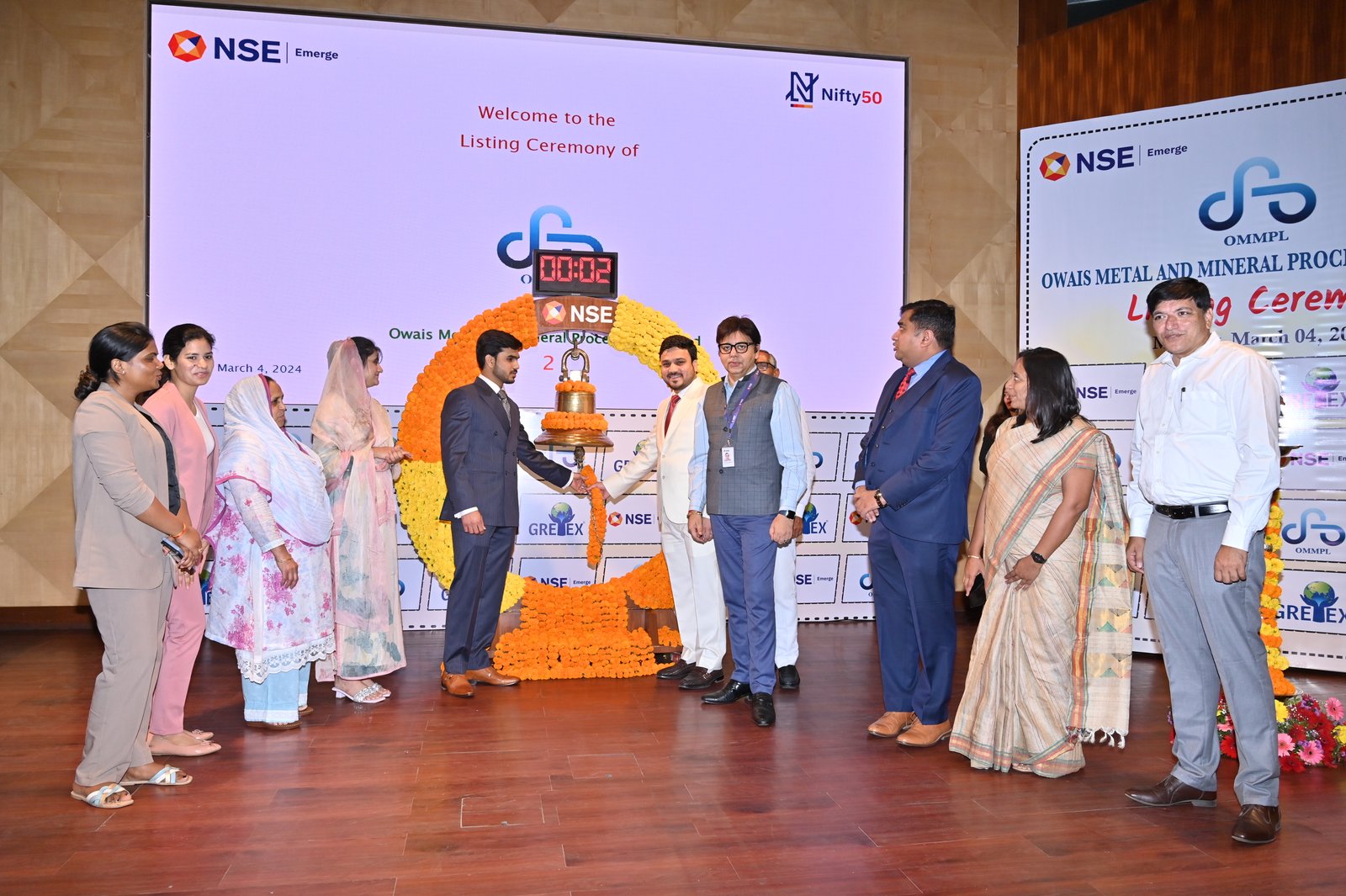 Owais Metal And Minerals Processing Listing Ceremony Photos