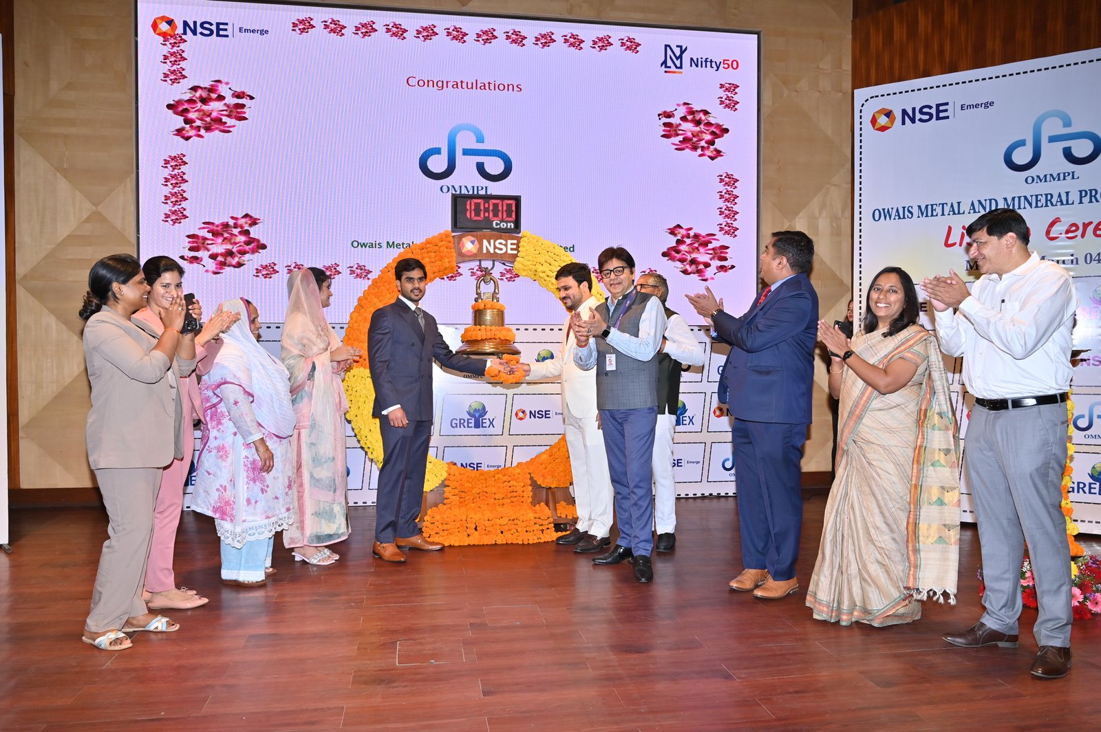 Owais Metal And Minerals Processing Listing Ceremony Photos