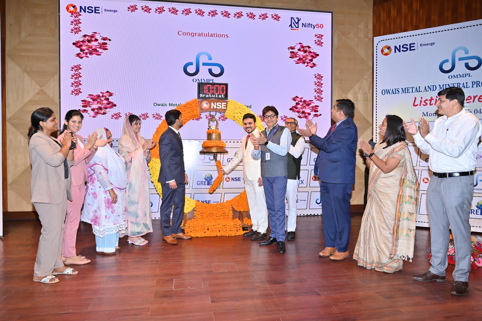 Owais Metal And Minerals Processing Listing Ceremony Photos