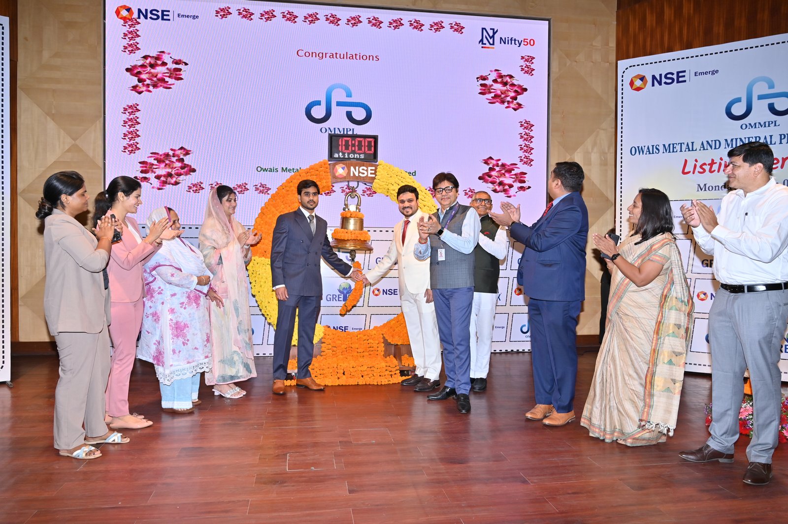 Owais Metal And Minerals Processing Listing Ceremony Photos