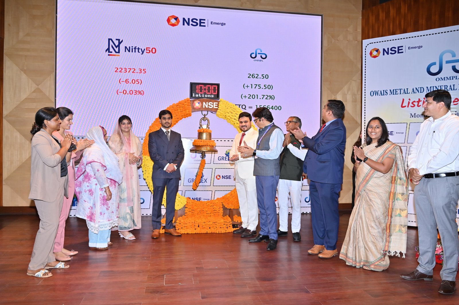 Owais Metal And Minerals Processing Listing Ceremony Photos