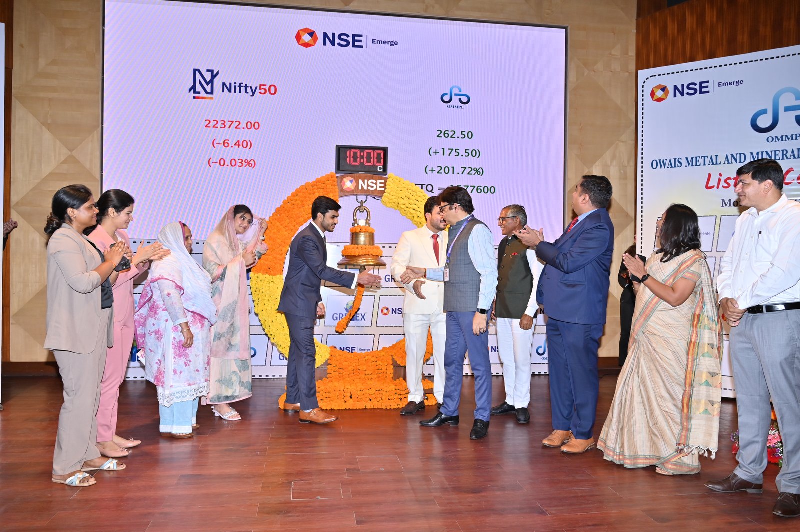 Owais Metal And Minerals Processing Listing Ceremony Photos