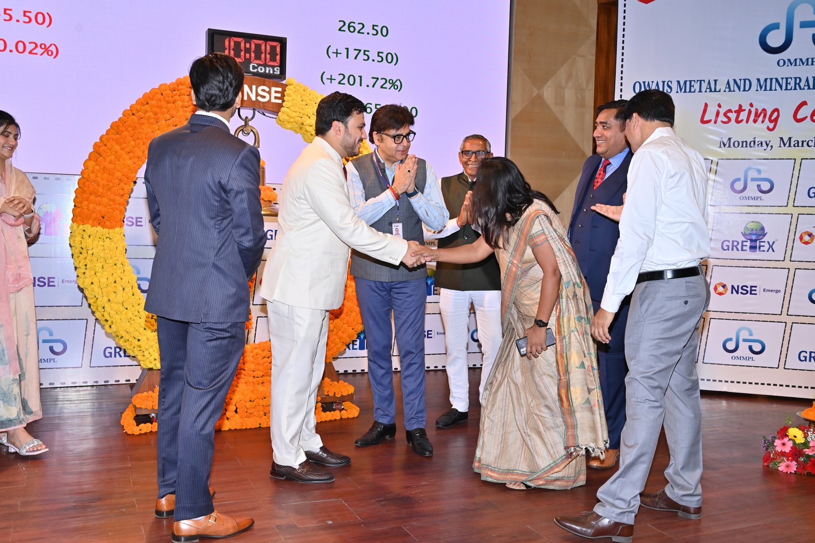 Owais Metal And Minerals Processing Listing Ceremony Photos