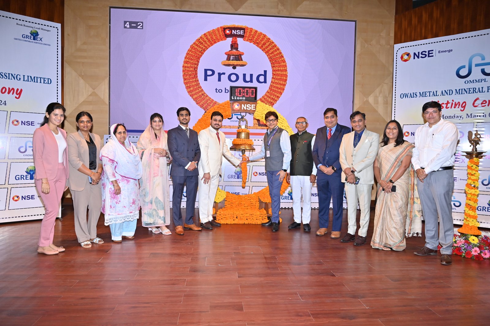 Owais Metal And Minerals Processing Listing Ceremony Photos