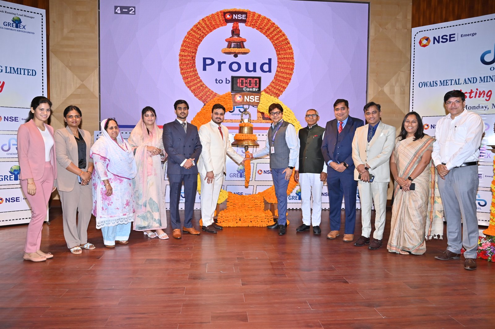 Owais Metal And Minerals Processing Listing Ceremony Photos