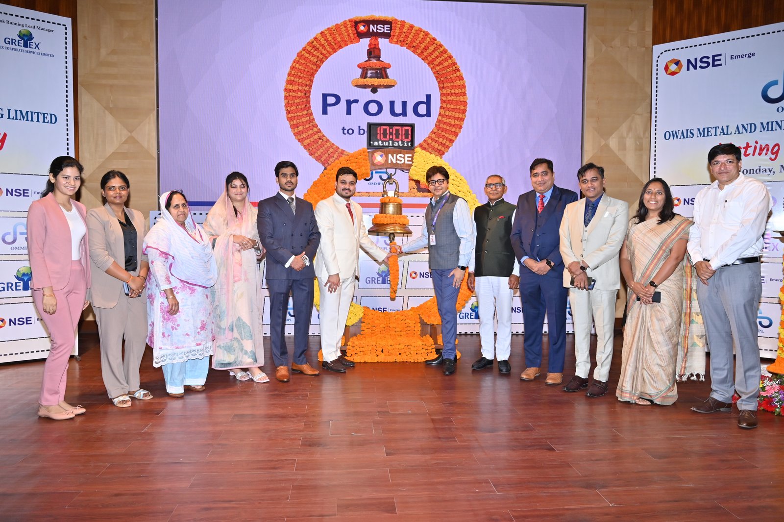 Owais Metal And Minerals Processing Listing Ceremony Photos