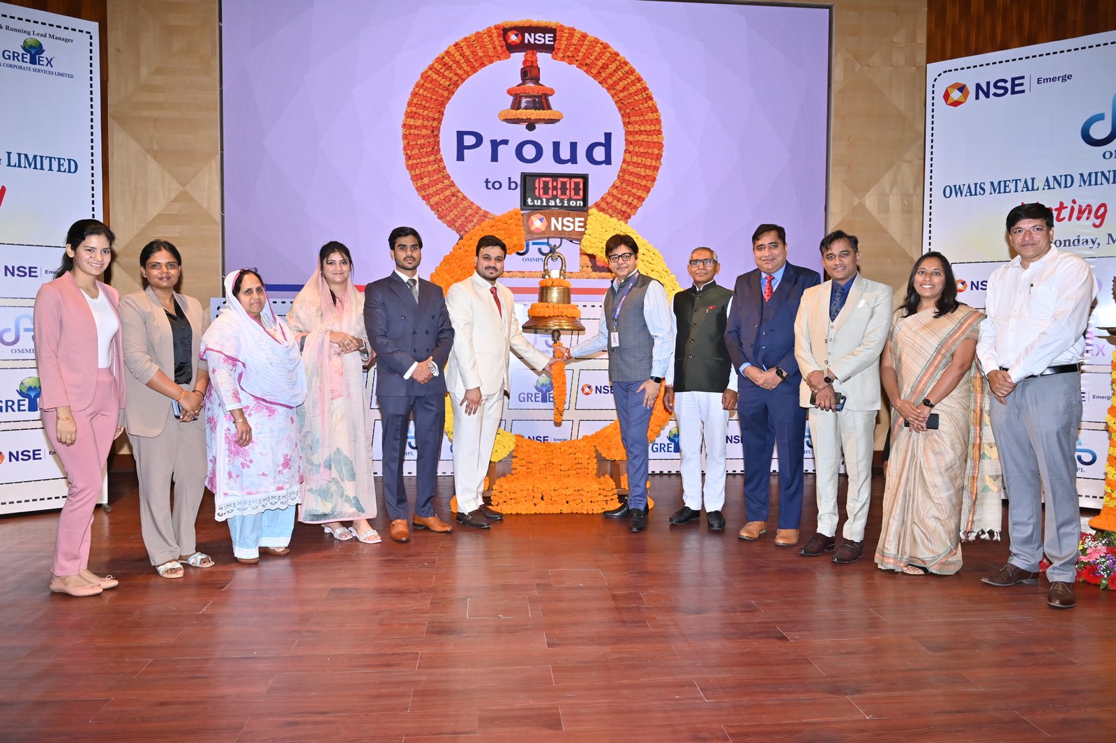 Owais Metal And Minerals Processing Listing Ceremony Photos