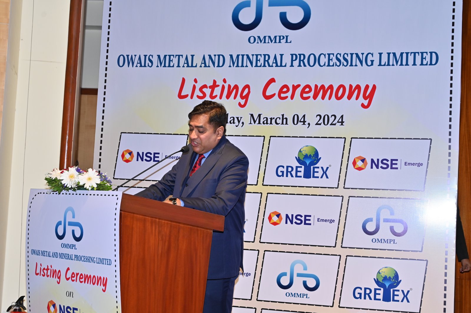 Owais Metal And Minerals Processing Listing Ceremony Photos
