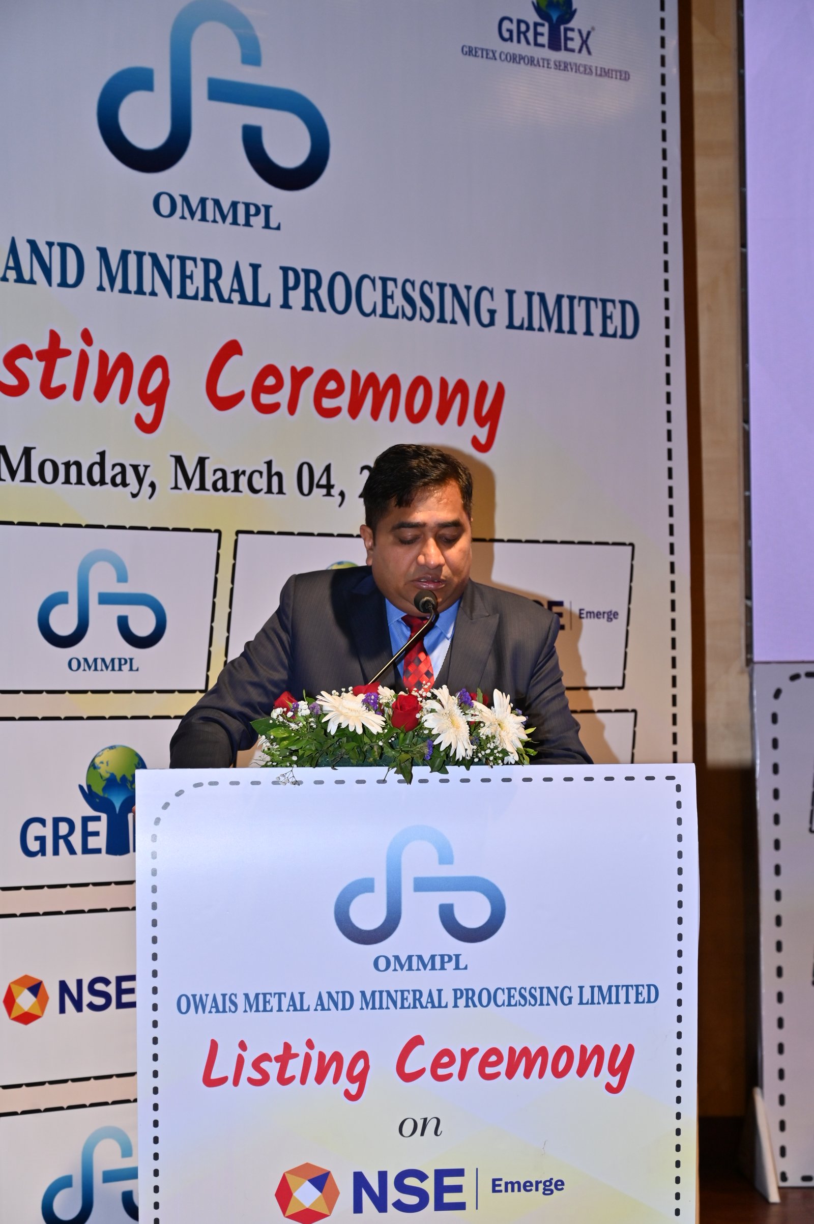 Owais Metal And Minerals Processing Listing Ceremony Photos