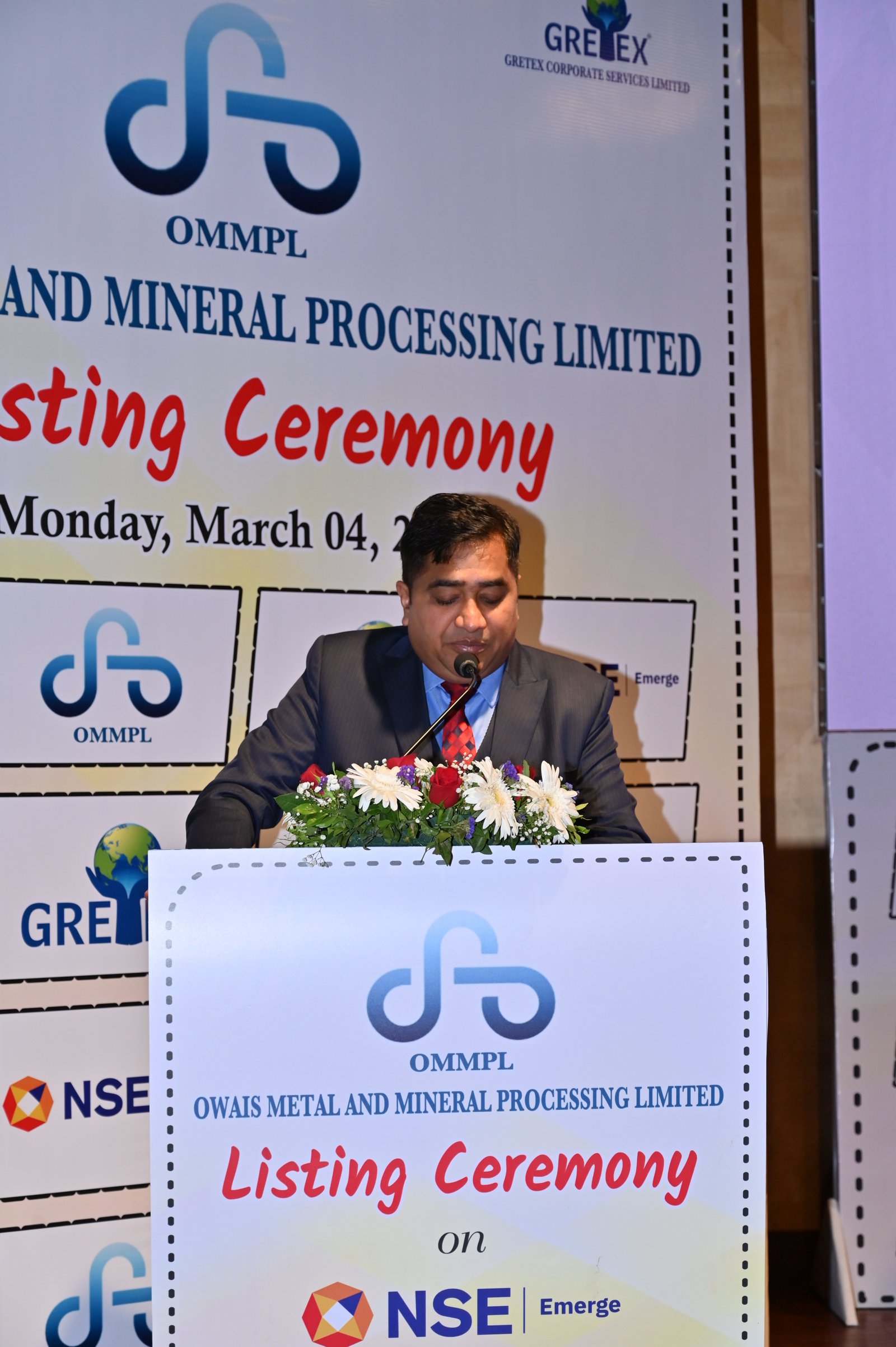 Owais Metal And Minerals Processing Listing Ceremony Photos