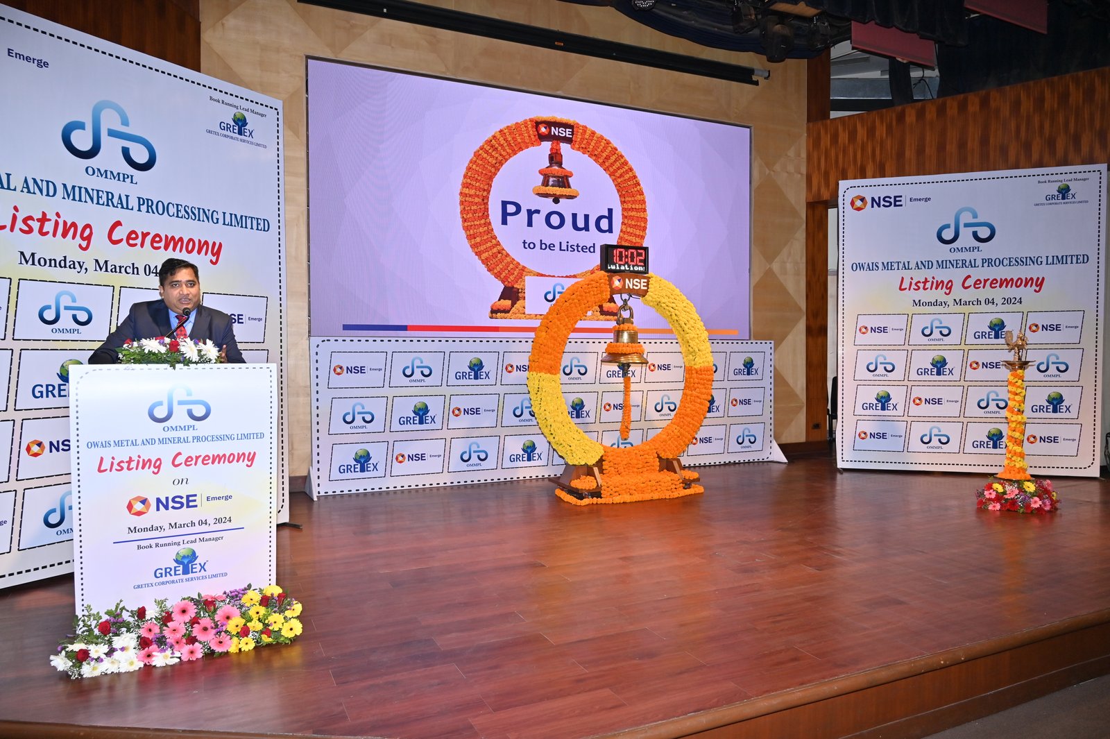 Owais Metal And Minerals Processing Listing Ceremony Photos