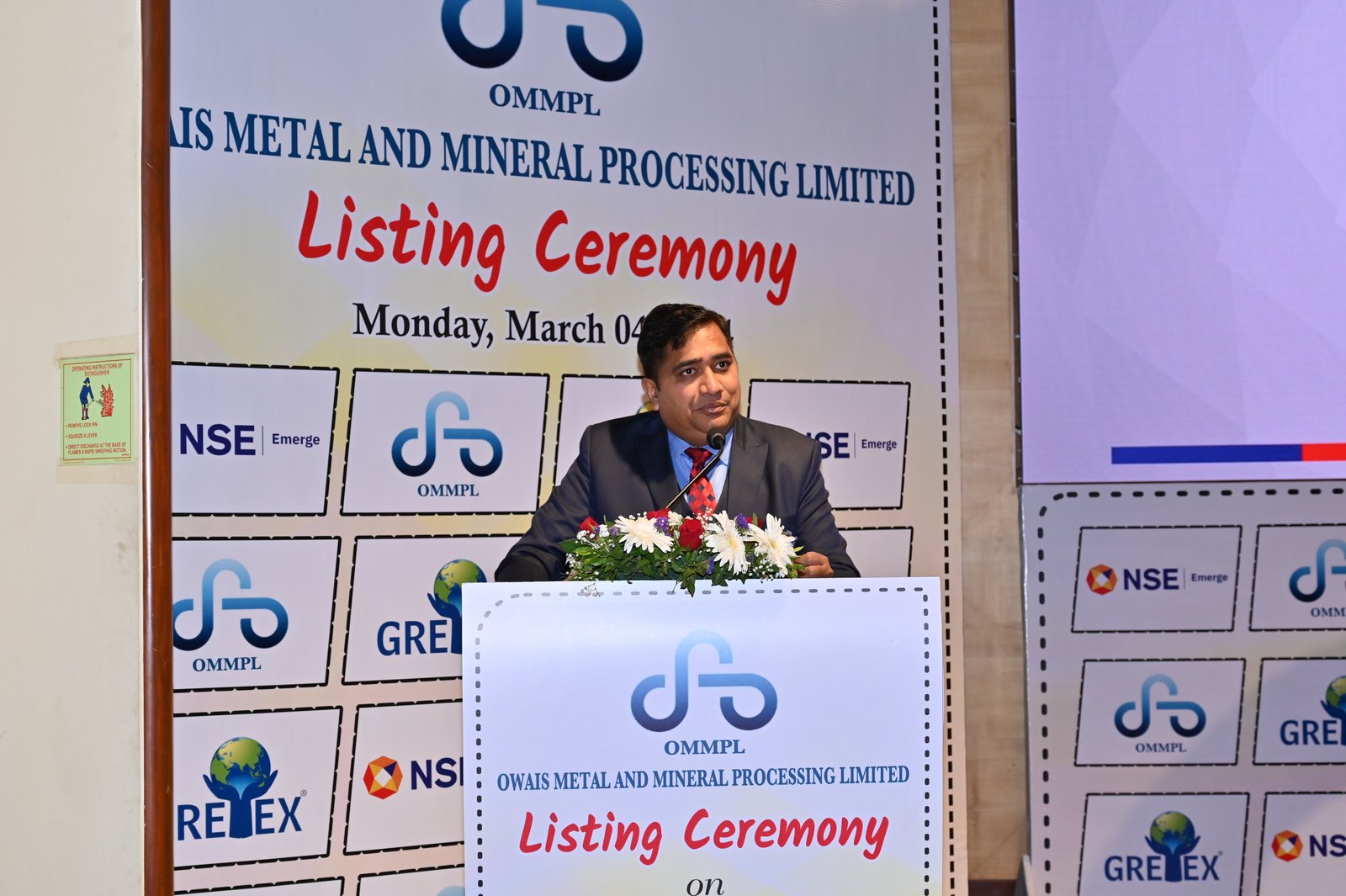 Owais Metal And Minerals Processing Listing Ceremony Photos