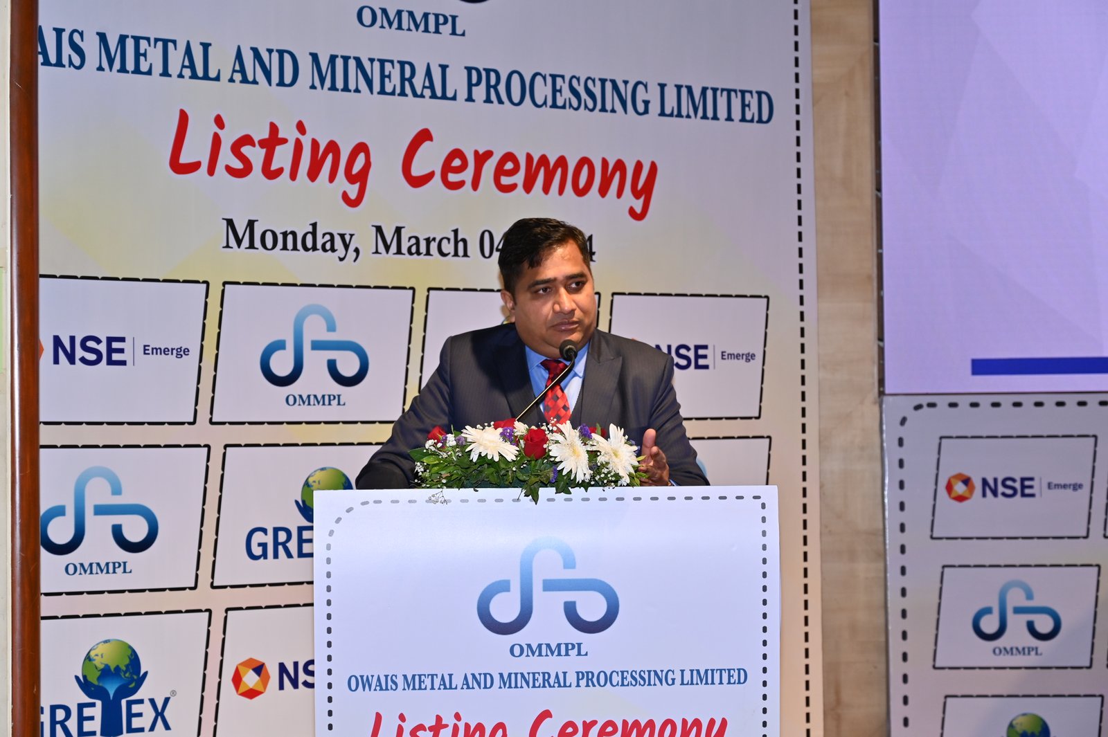 Owais Metal And Minerals Processing Listing Ceremony Photos