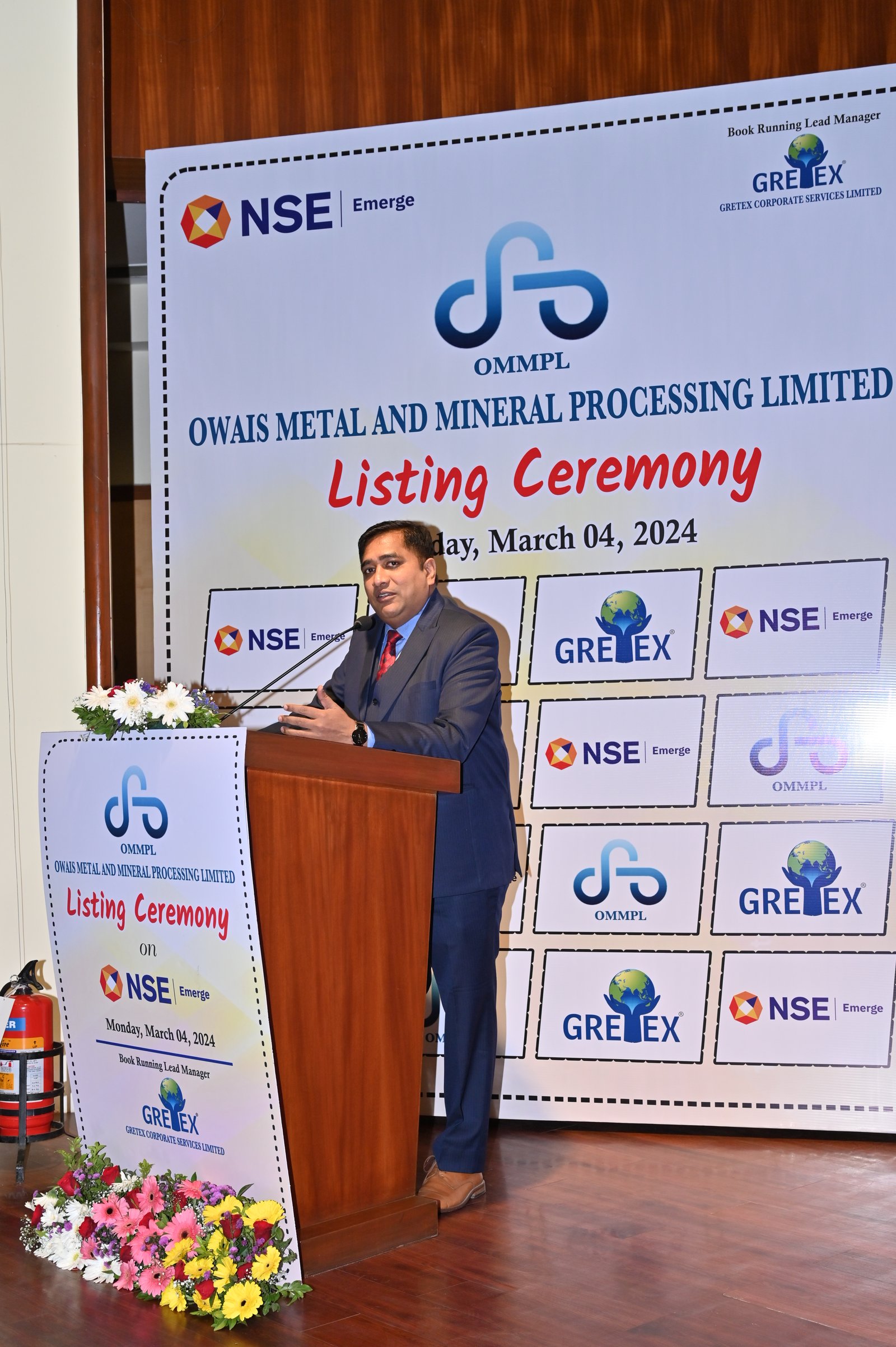 Owais Metal And Minerals Processing Listing Ceremony Photos