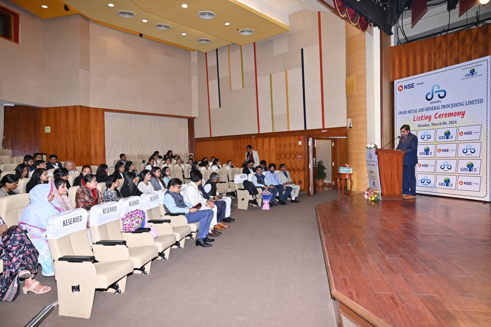 Owais Metal And Minerals Processing Listing Ceremony Photos