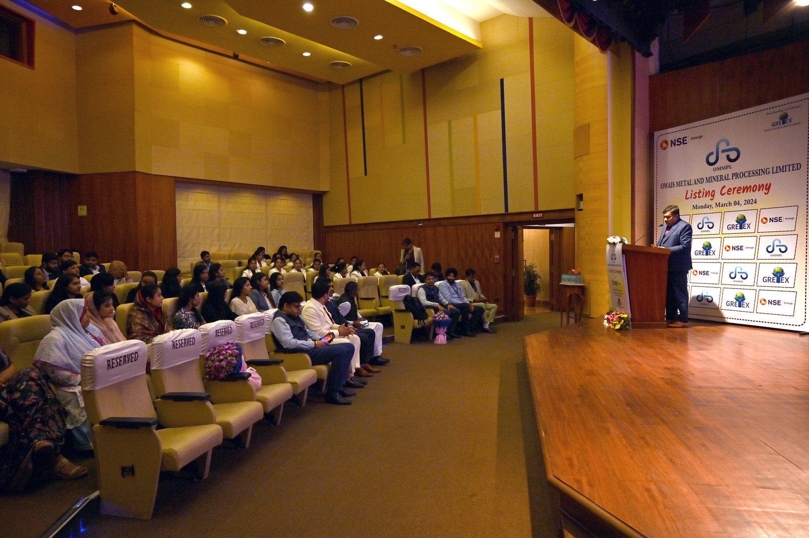 Owais Metal And Minerals Processing Listing Ceremony Photos