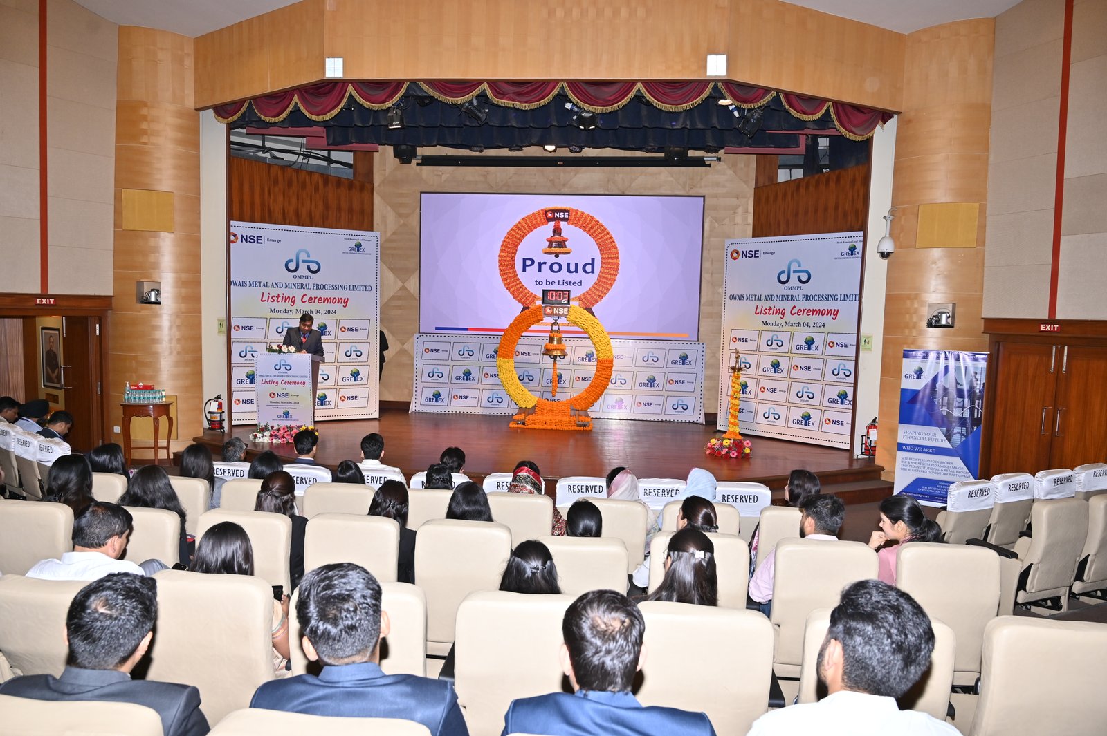 Owais Metal And Minerals Processing Listing Ceremony Photos