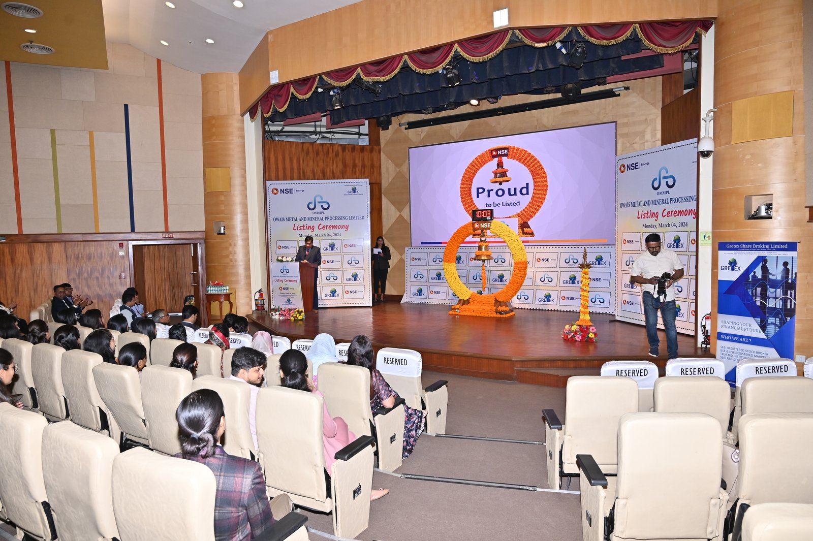 Owais Metal And Minerals Processing Listing Ceremony Photos