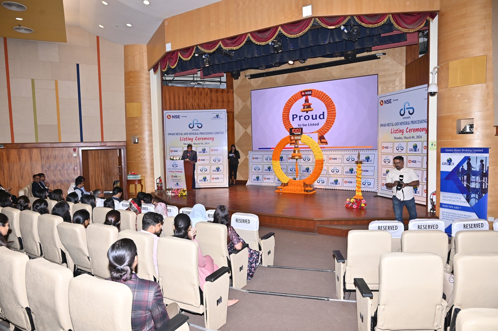 Owais Metal And Minerals Processing Listing Ceremony Photos