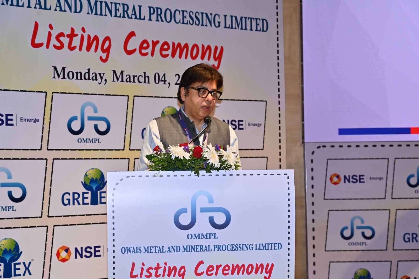 Owais Metal And Minerals Processing Listing Ceremony Photos