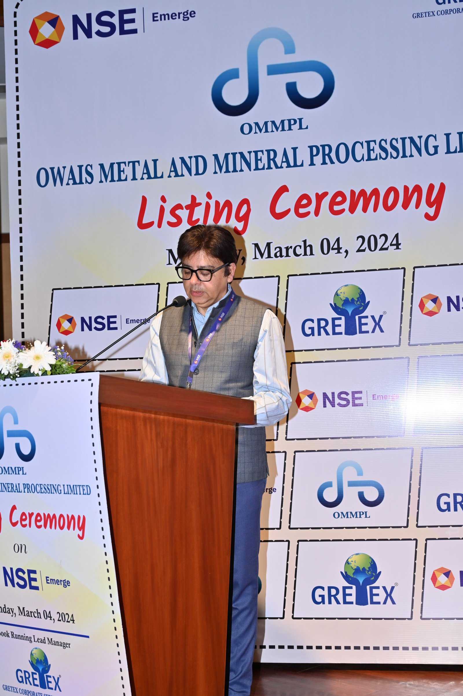 Owais Metal And Minerals Processing Listing Ceremony Photos