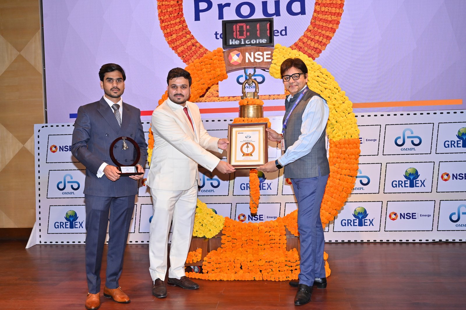 Owais Metal And Minerals Processing Listing Ceremony Photos