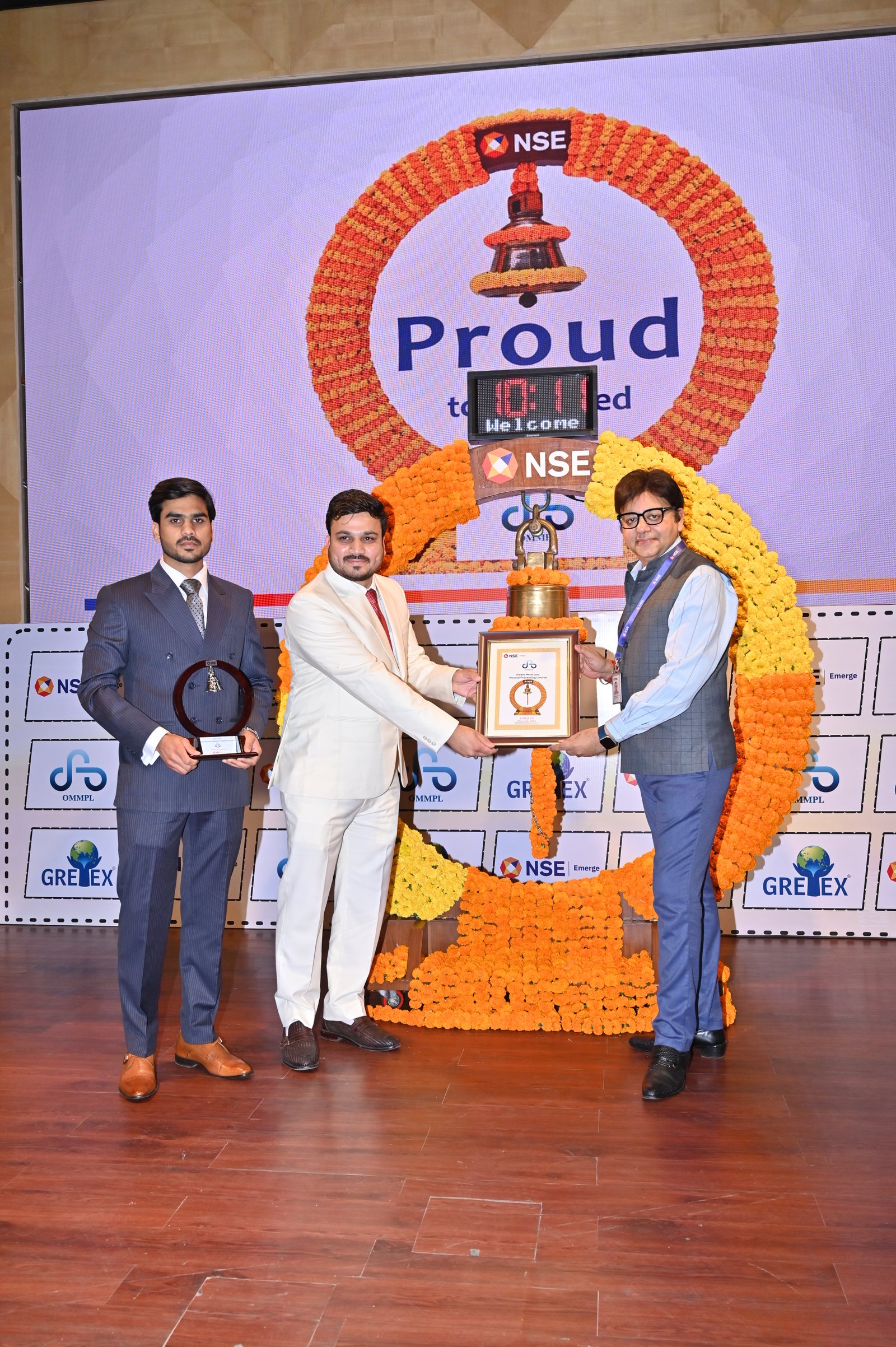 Owais Metal And Minerals Processing Listing Ceremony Photos