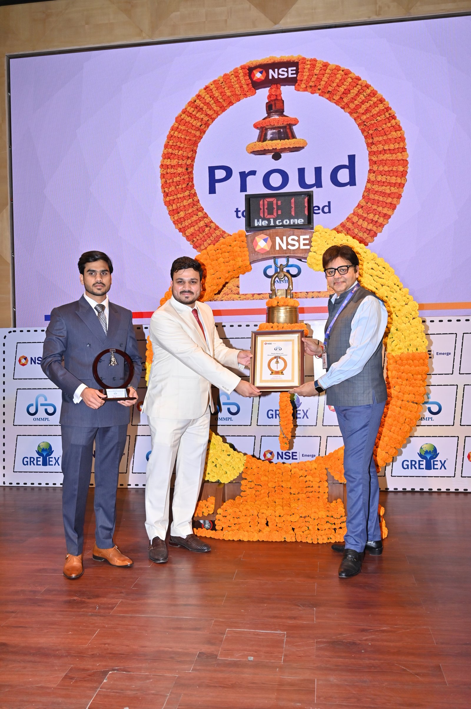 Owais Metal And Minerals Processing Listing Ceremony Photos