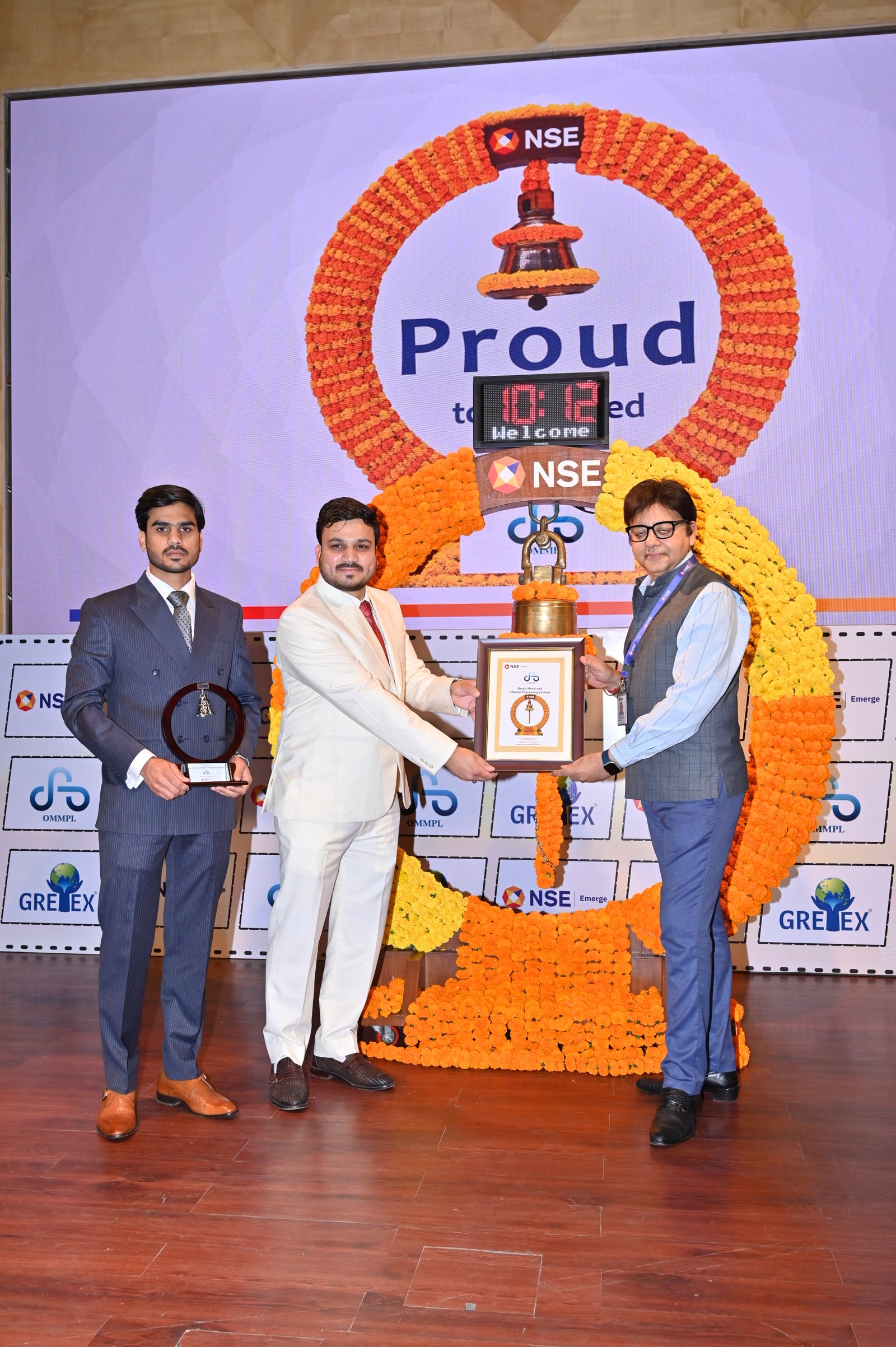 Owais Metal And Minerals Processing Listing Ceremony Photos