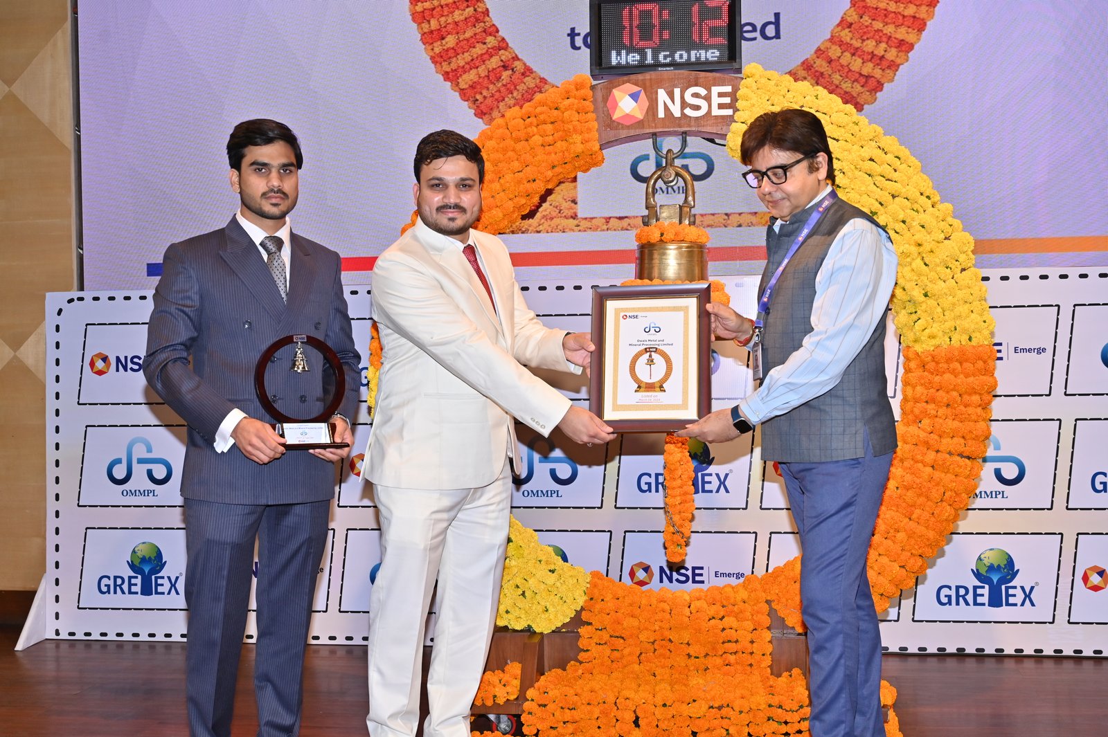 Owais Metal And Minerals Processing Listing Ceremony Photos