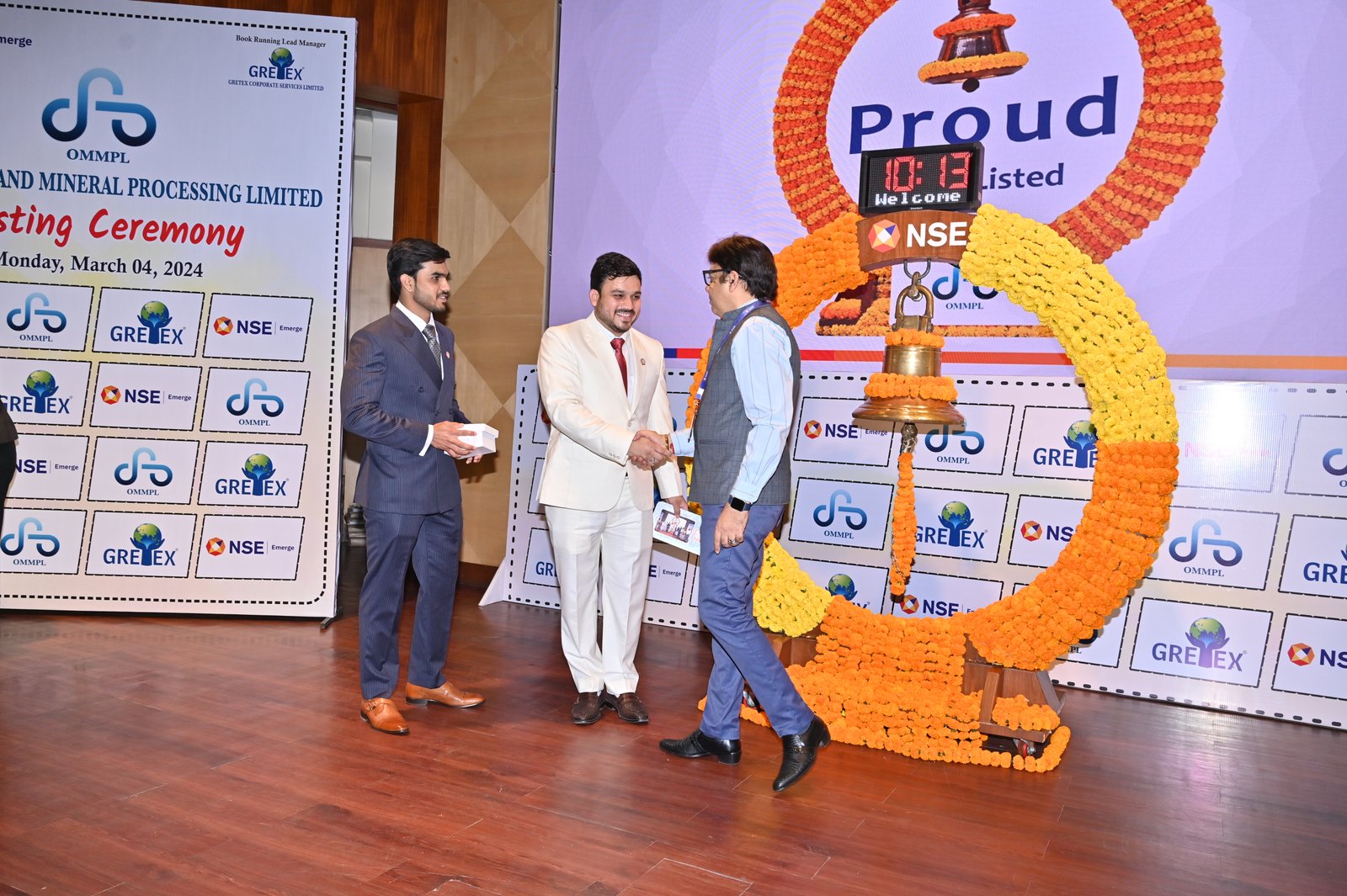 Owais Metal And Minerals Processing Listing Ceremony Photos