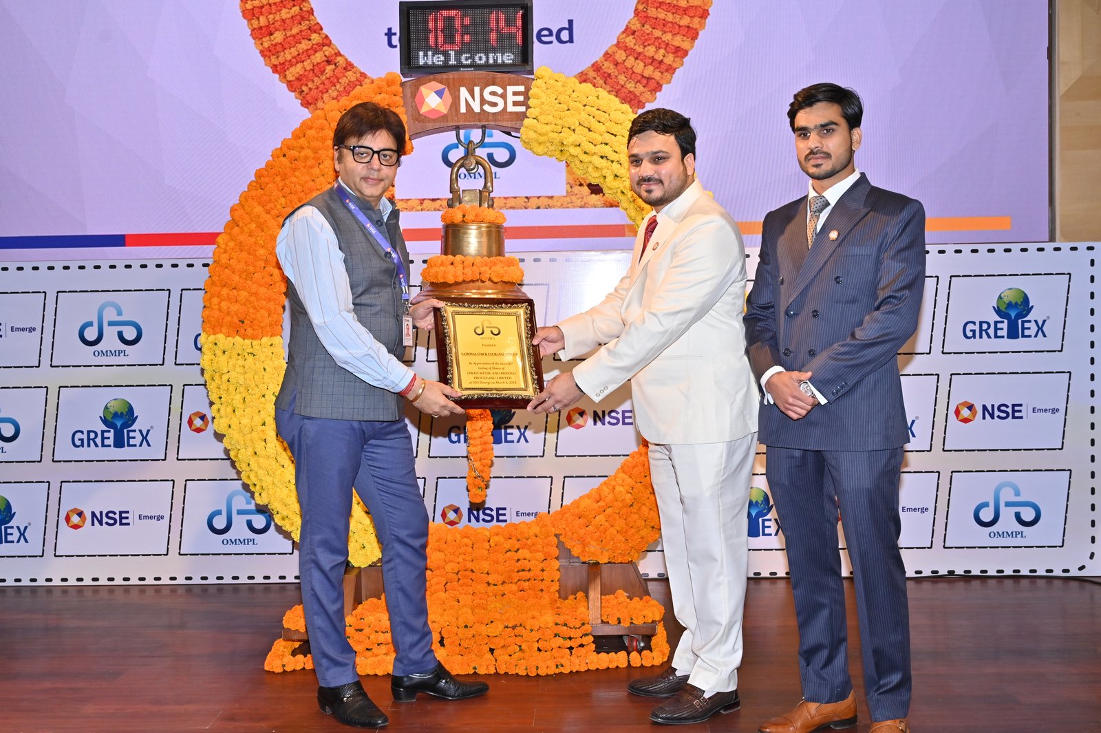 Owais Metal And Minerals Processing Listing Ceremony Photos