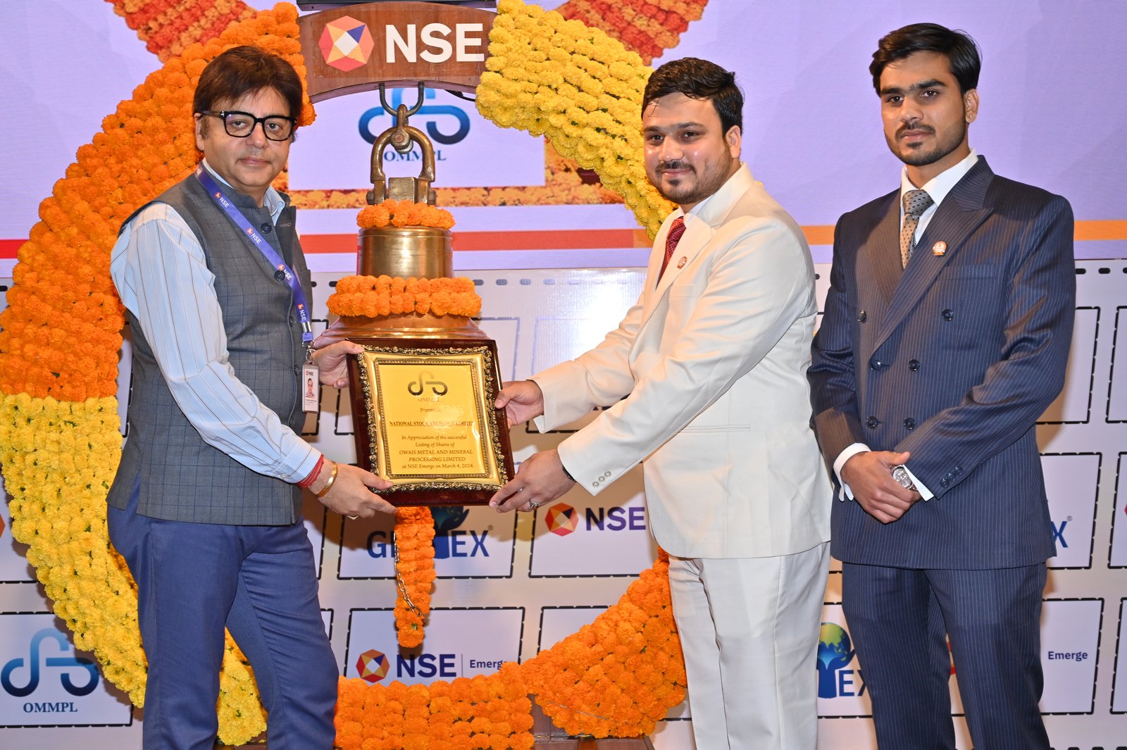 Owais Metal And Minerals Processing Listing Ceremony Photos