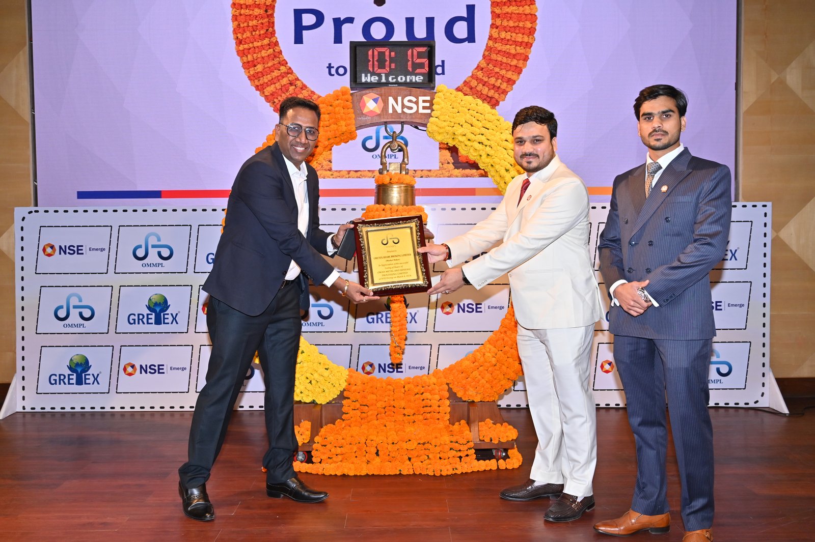 Owais Metal And Minerals Processing Listing Ceremony Photos