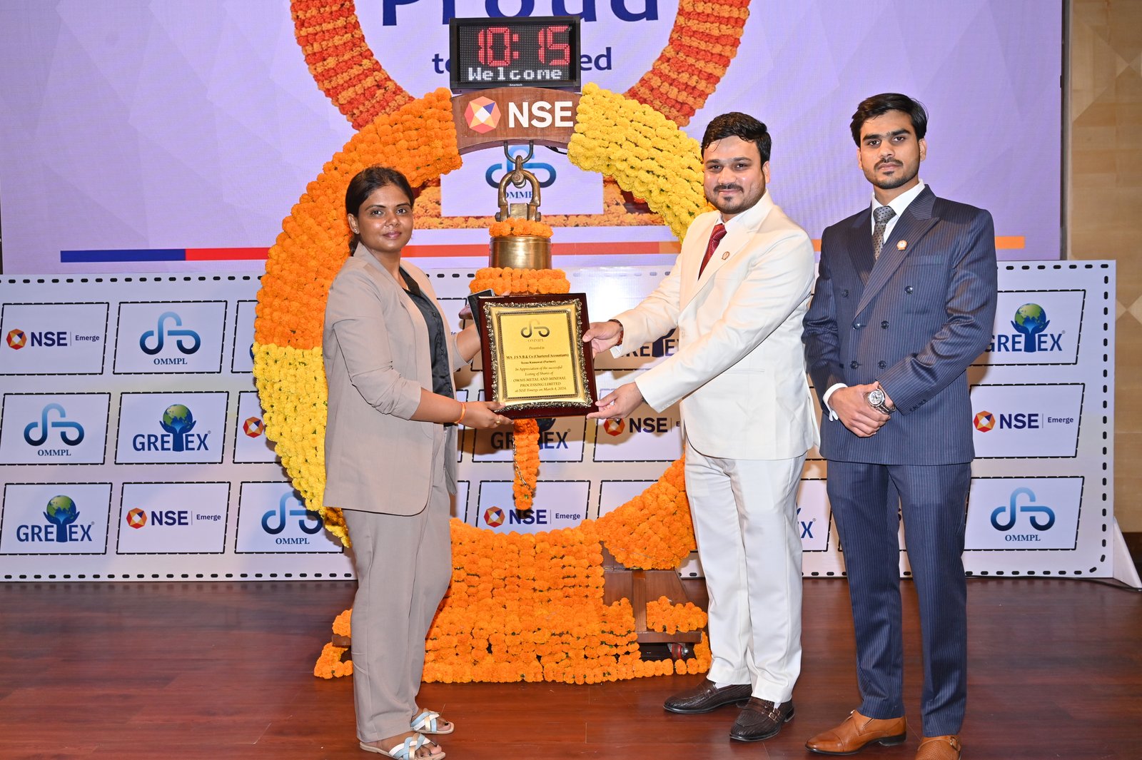 Owais Metal And Minerals Processing Listing Ceremony Photos