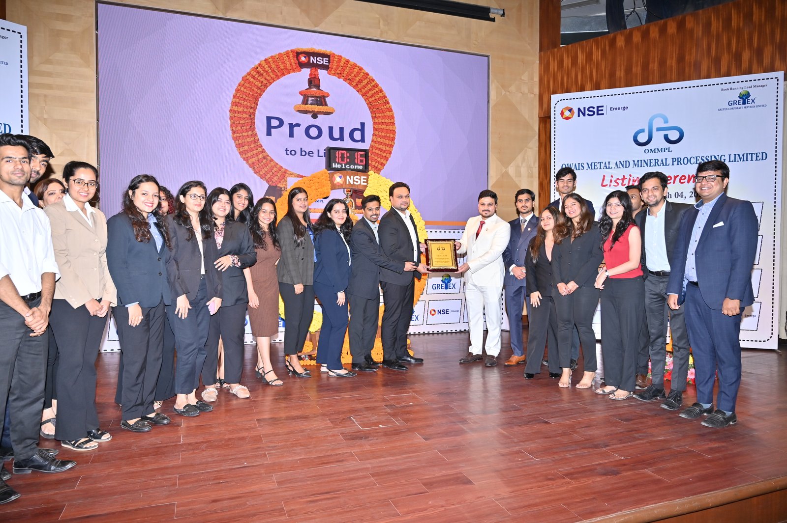 Owais Metal And Minerals Processing Listing Ceremony Photos