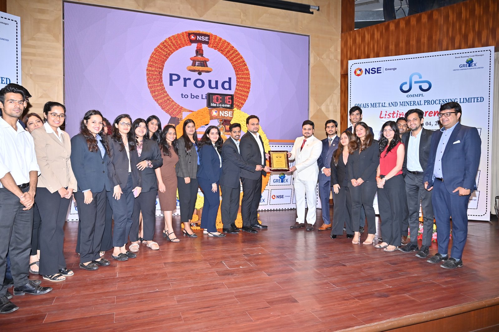 Owais Metal And Minerals Processing Listing Ceremony Photos