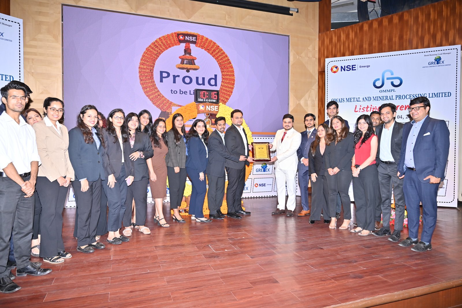 Owais Metal And Minerals Processing Listing Ceremony Photos