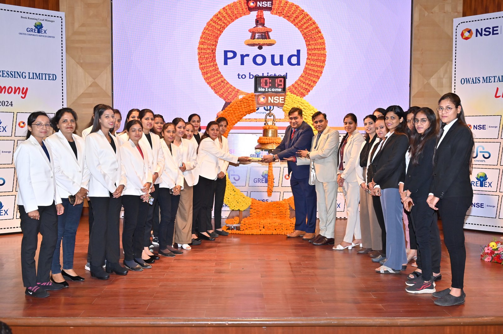 Owais Metal And Minerals Processing Listing Ceremony Photos