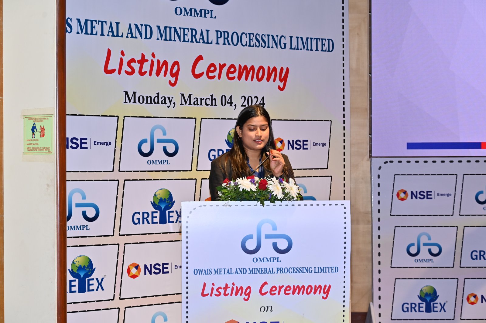 Owais Metal And Minerals Processing Listing Ceremony Photos