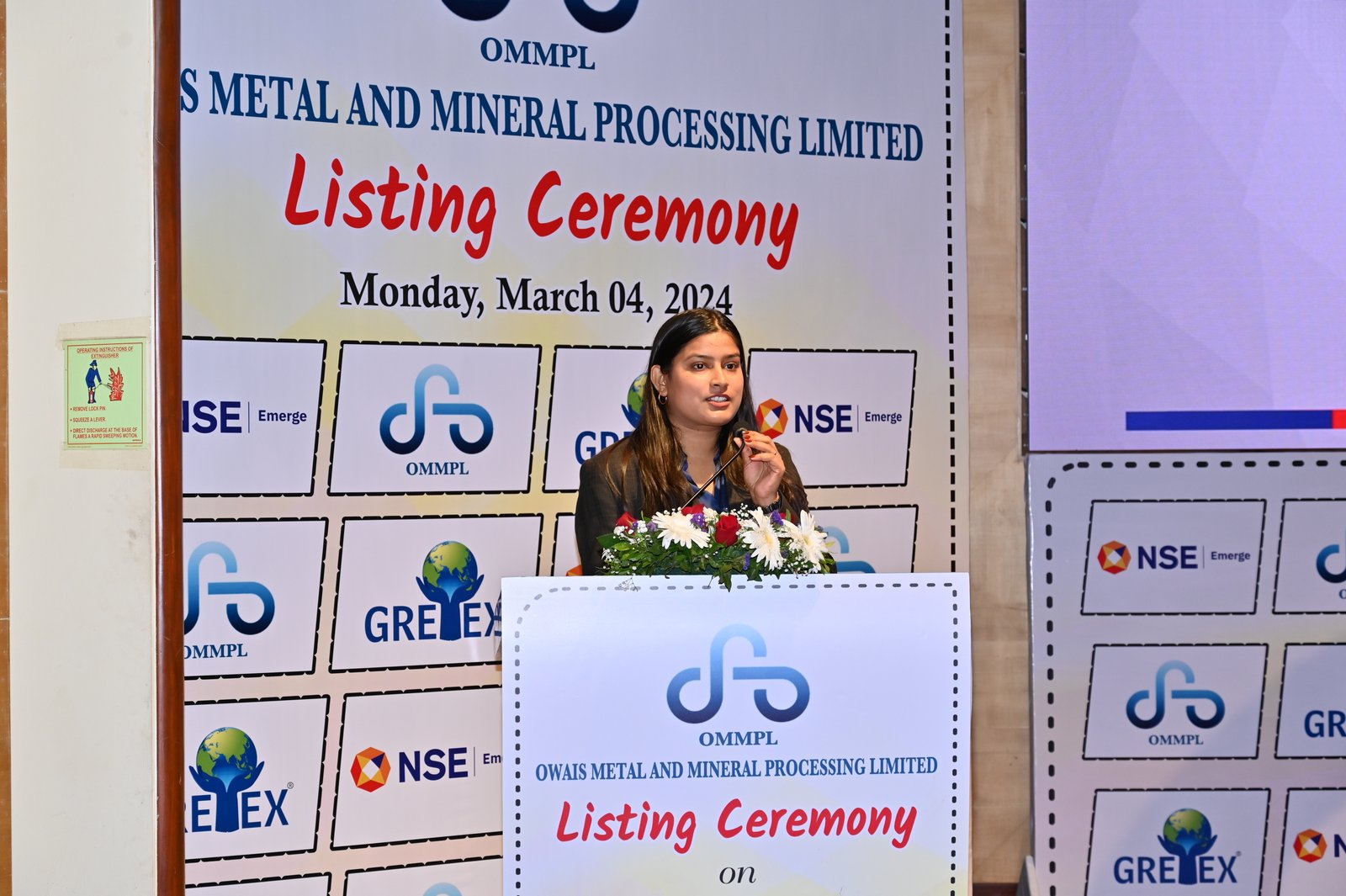 Owais Metal And Minerals Processing Listing Ceremony Photos