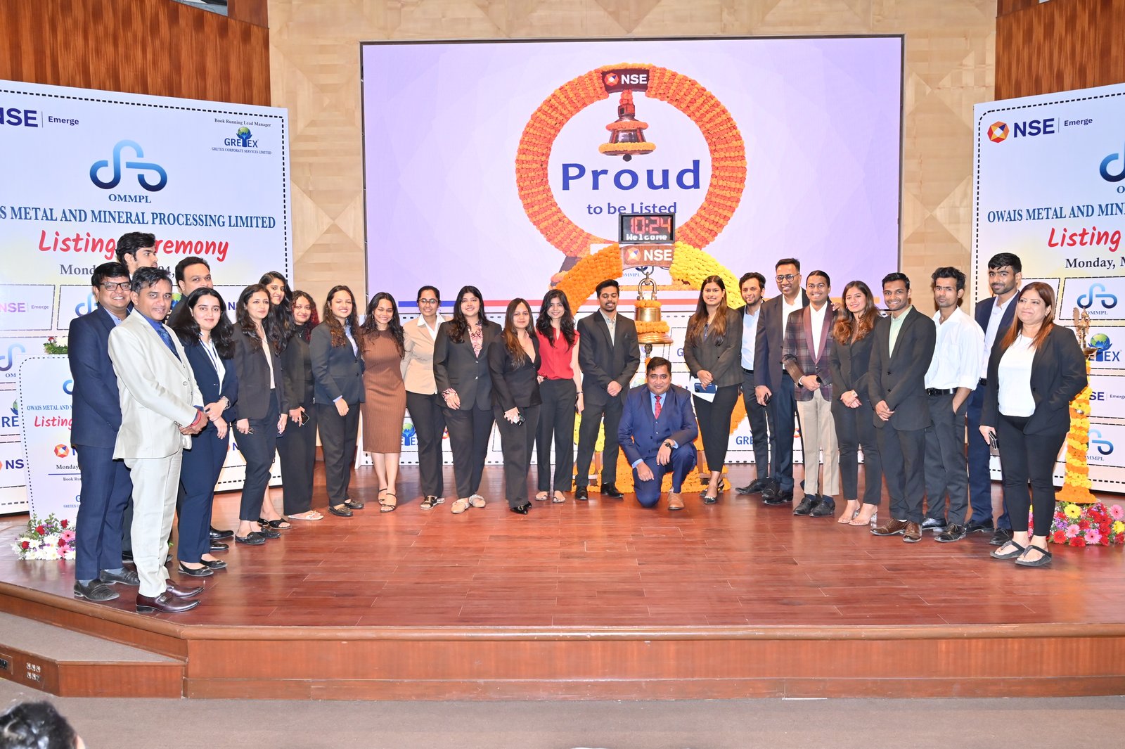 Owais Metal And Minerals Processing Listing Ceremony Photos