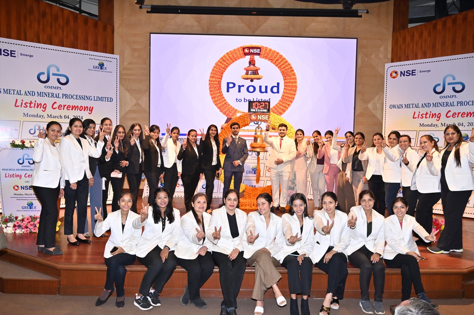 Owais Metal And Minerals Processing Listing Ceremony Photos