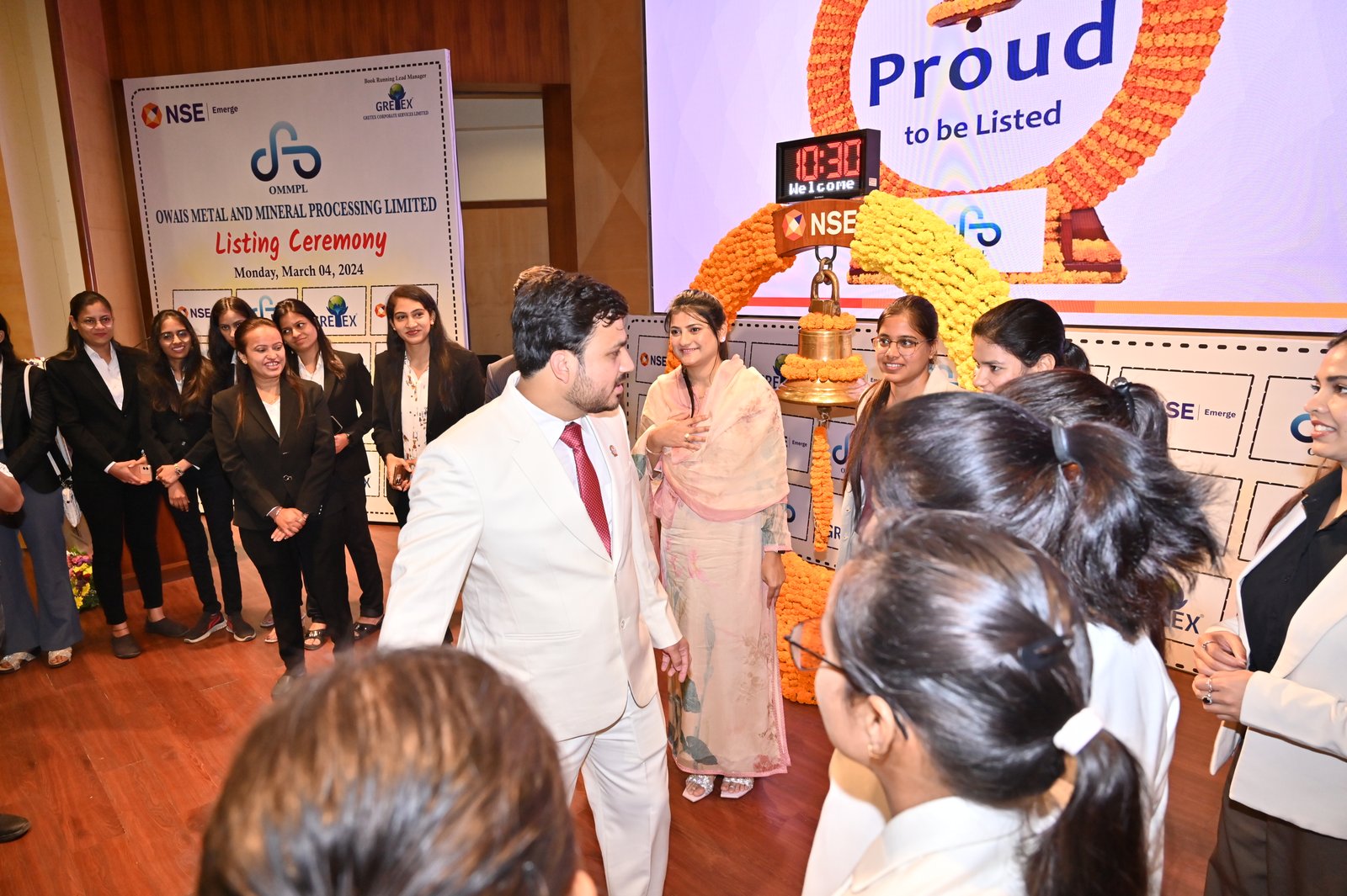 Owais Metal And Minerals Processing Listing Ceremony Photos