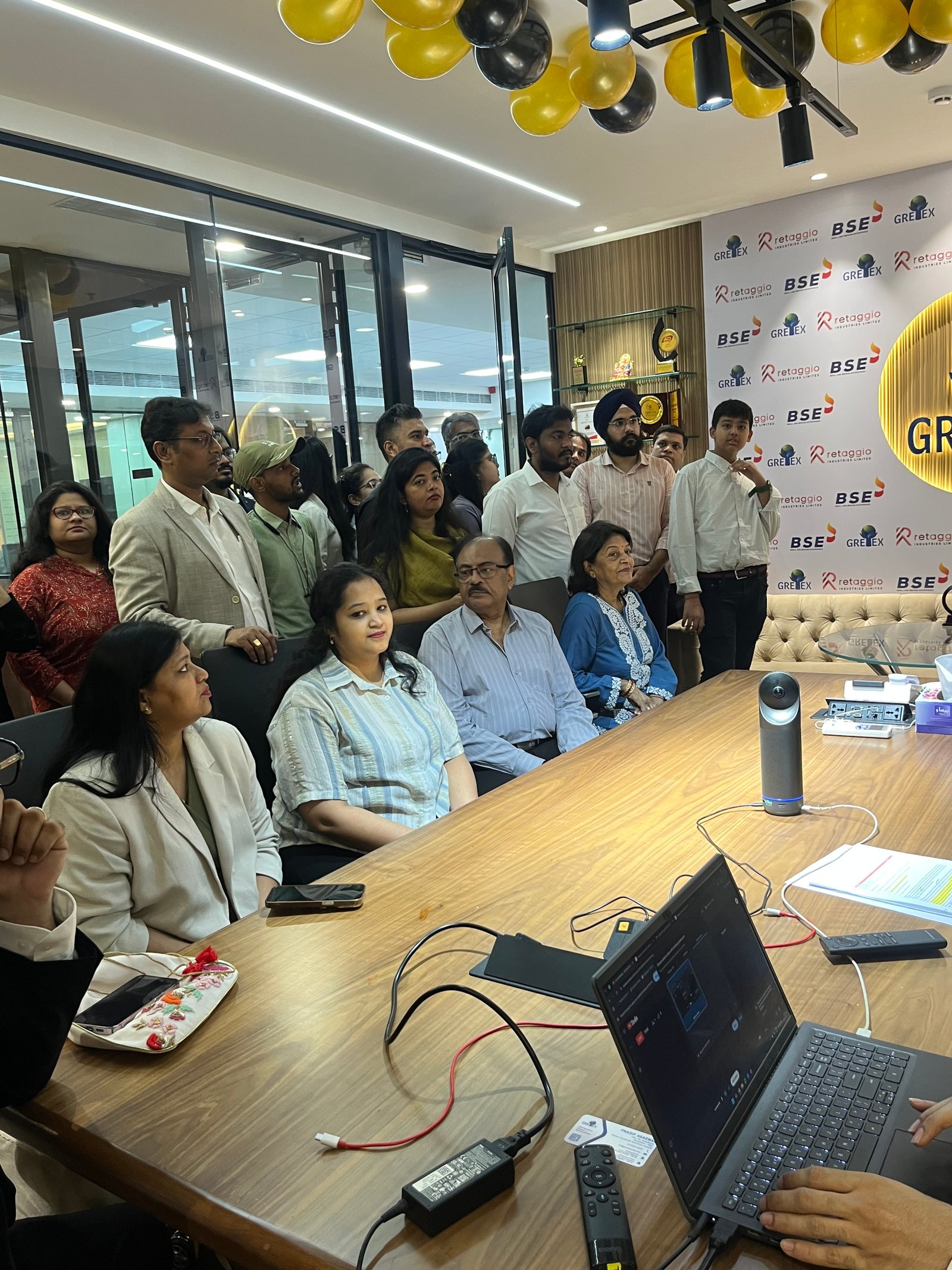 Retaggio Industries Limited Listing Ceremony Photos