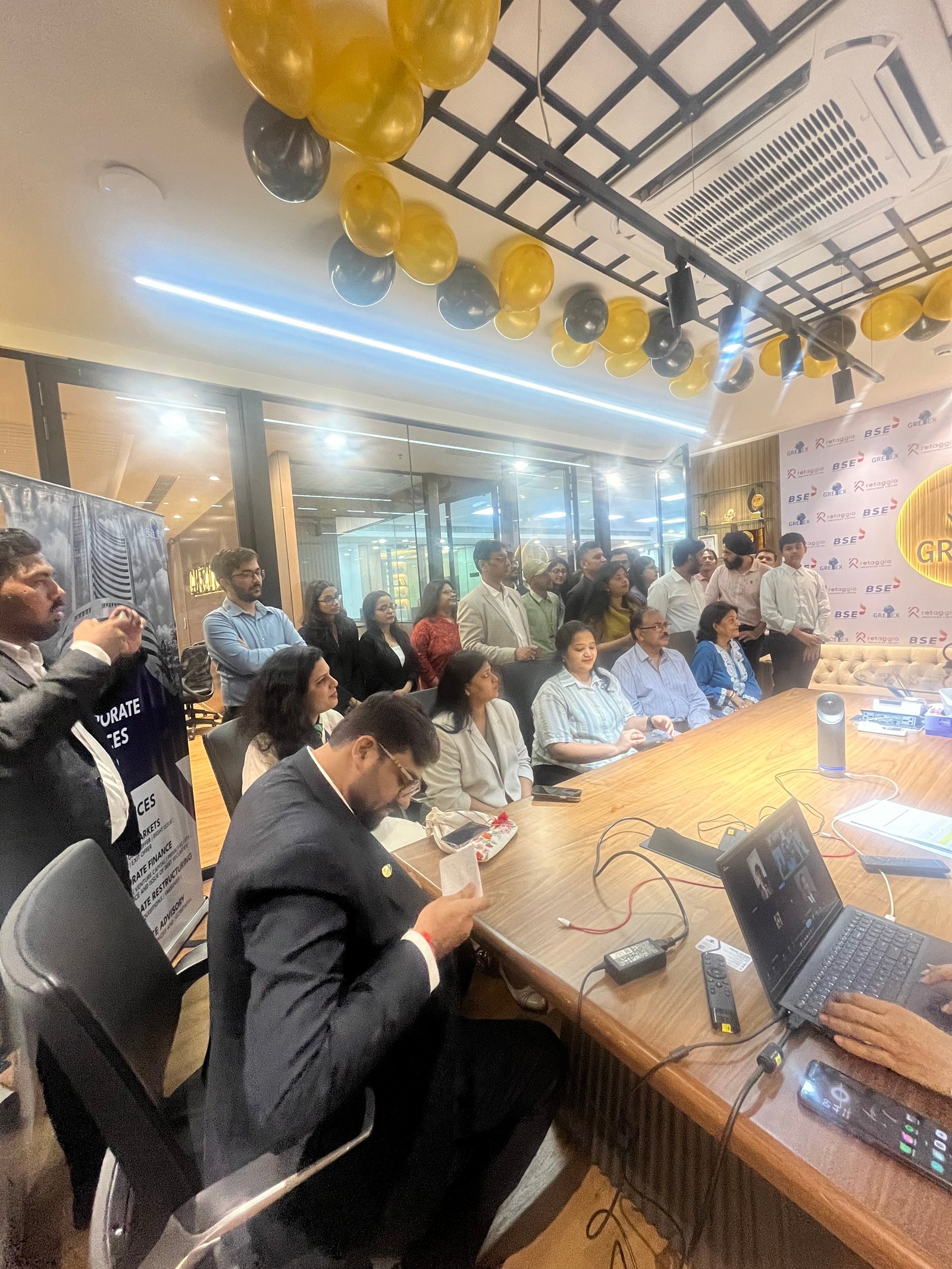 Retaggio Industries Limited Listing Ceremony Photos