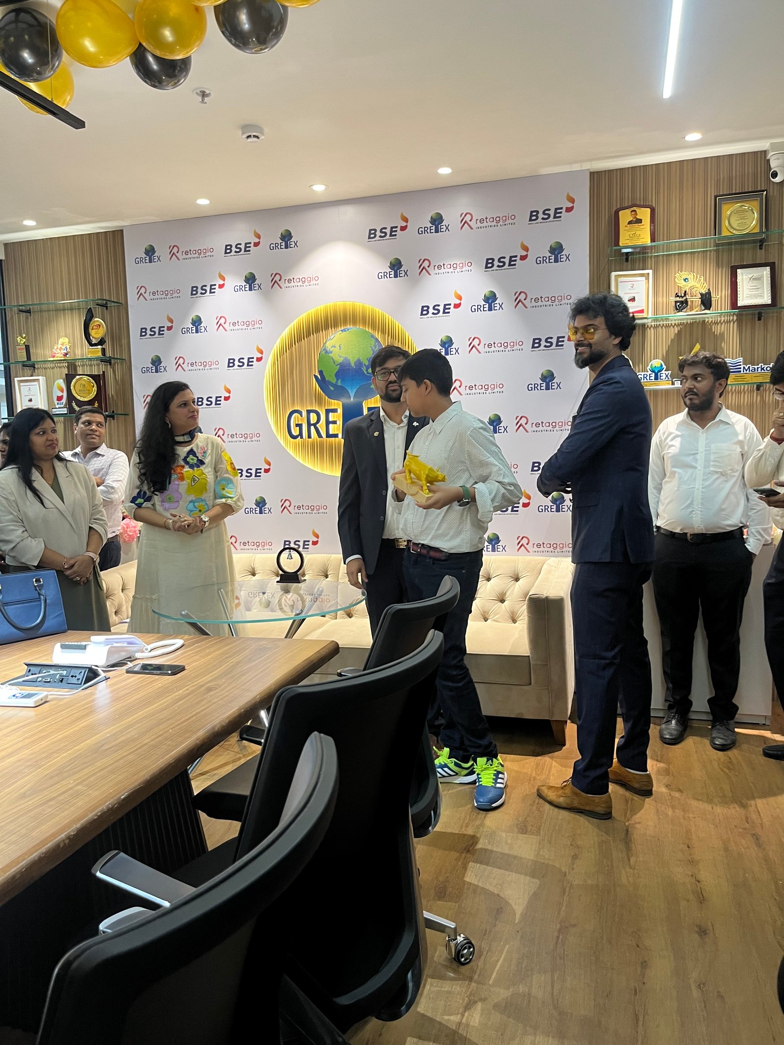 Retaggio Industries Limited Listing Ceremony Photos