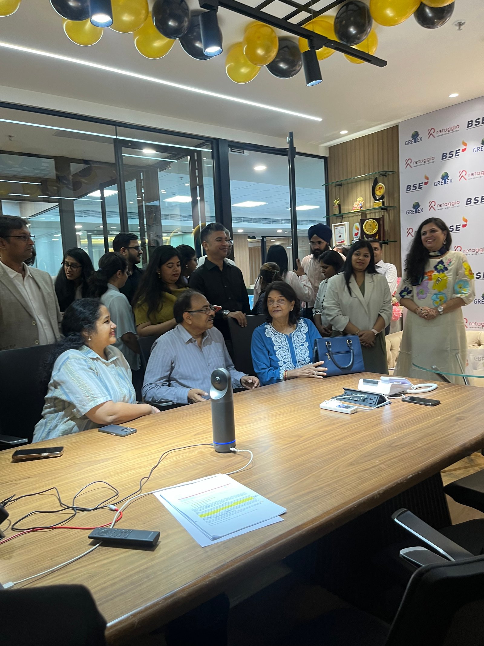 Retaggio Industries Limited Listing Ceremony Photos