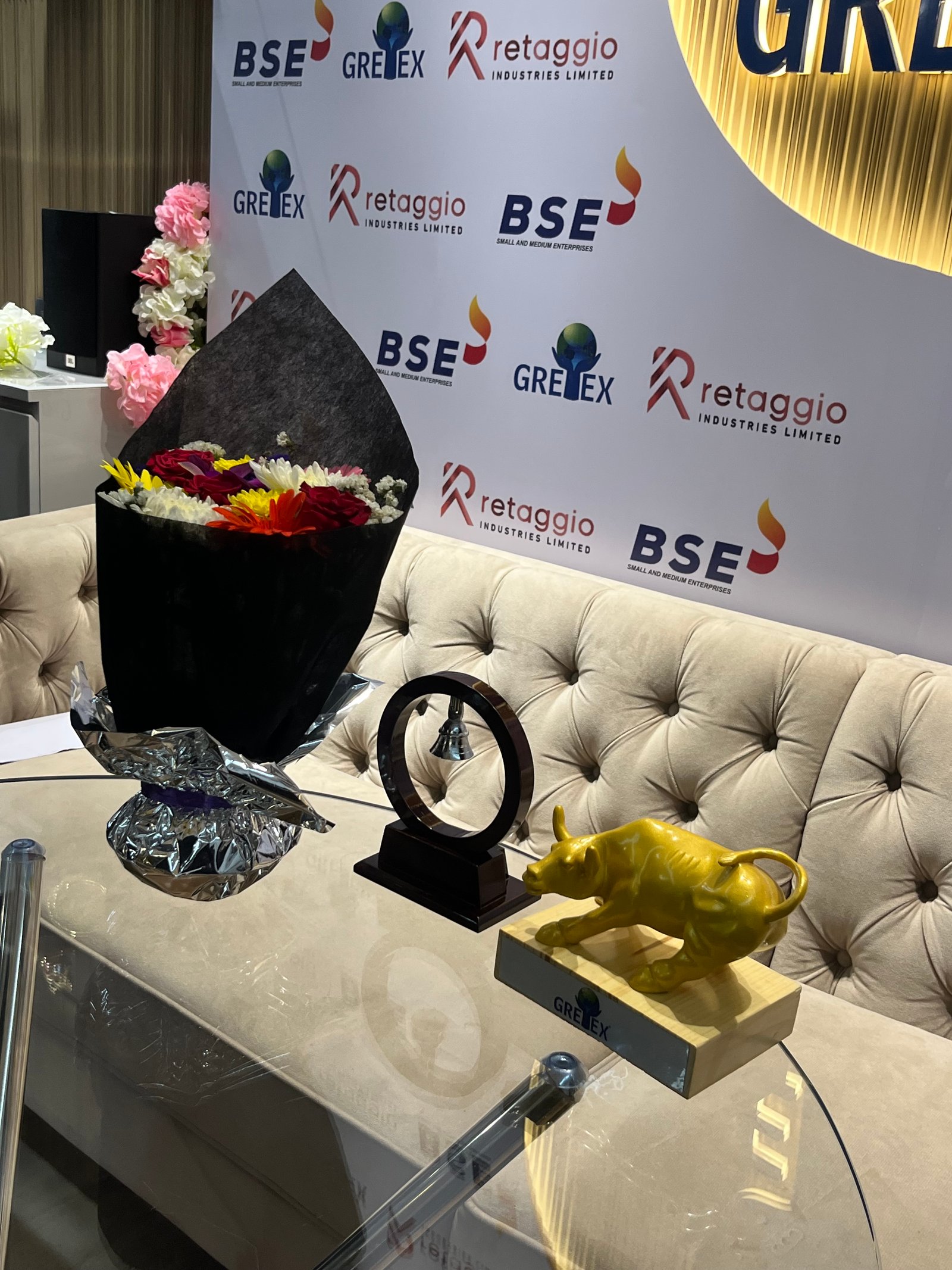 Retaggio Industries Limited Listing Ceremony Photos