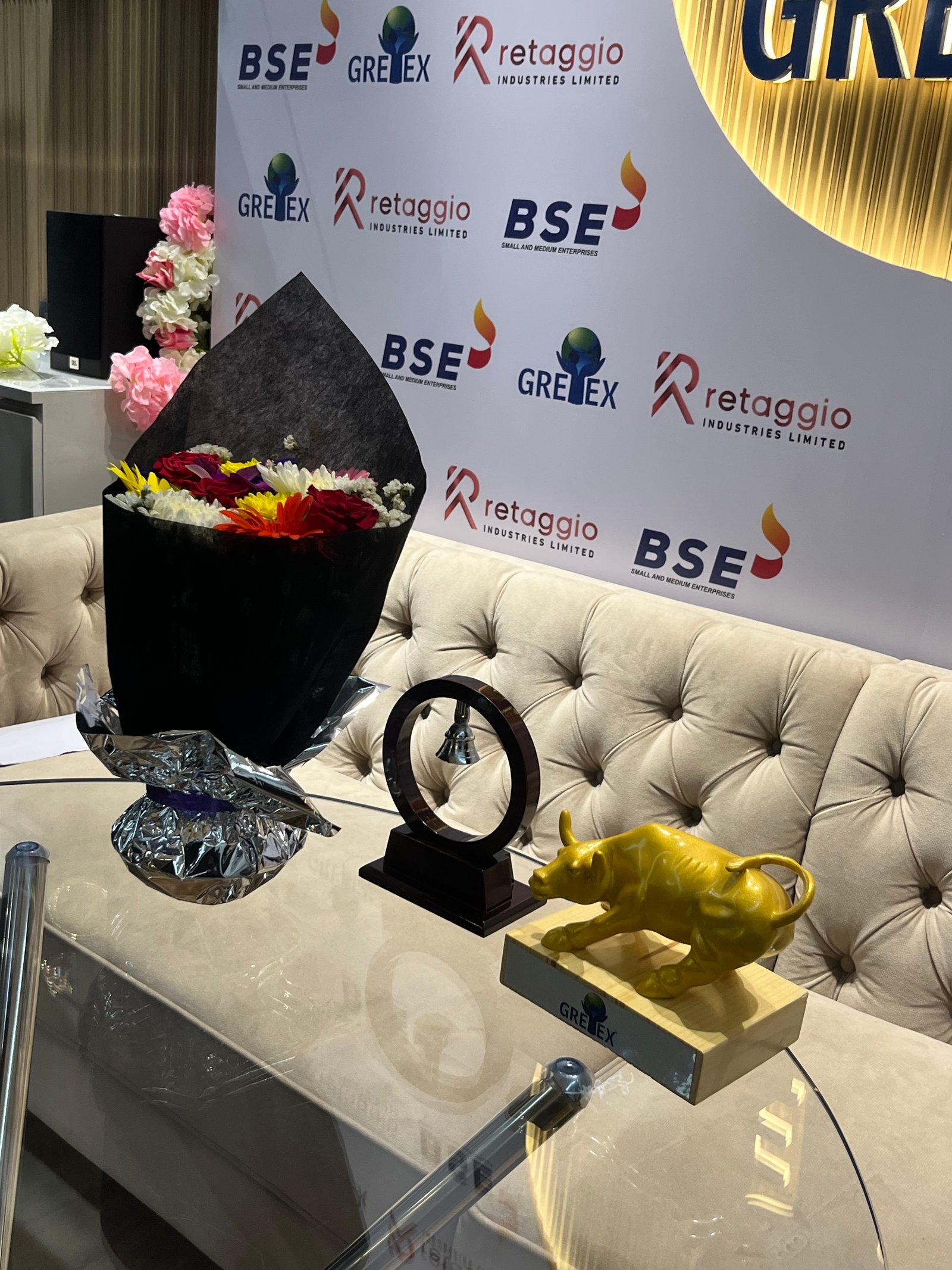 Retaggio Industries Limited Listing Ceremony Photos